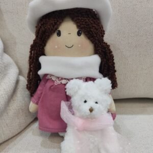 Boneca Cecília e ursinho Beto